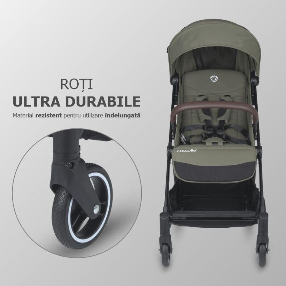 Carucior sport cu pliere automata, Coccolle Melia, Sage Shadow