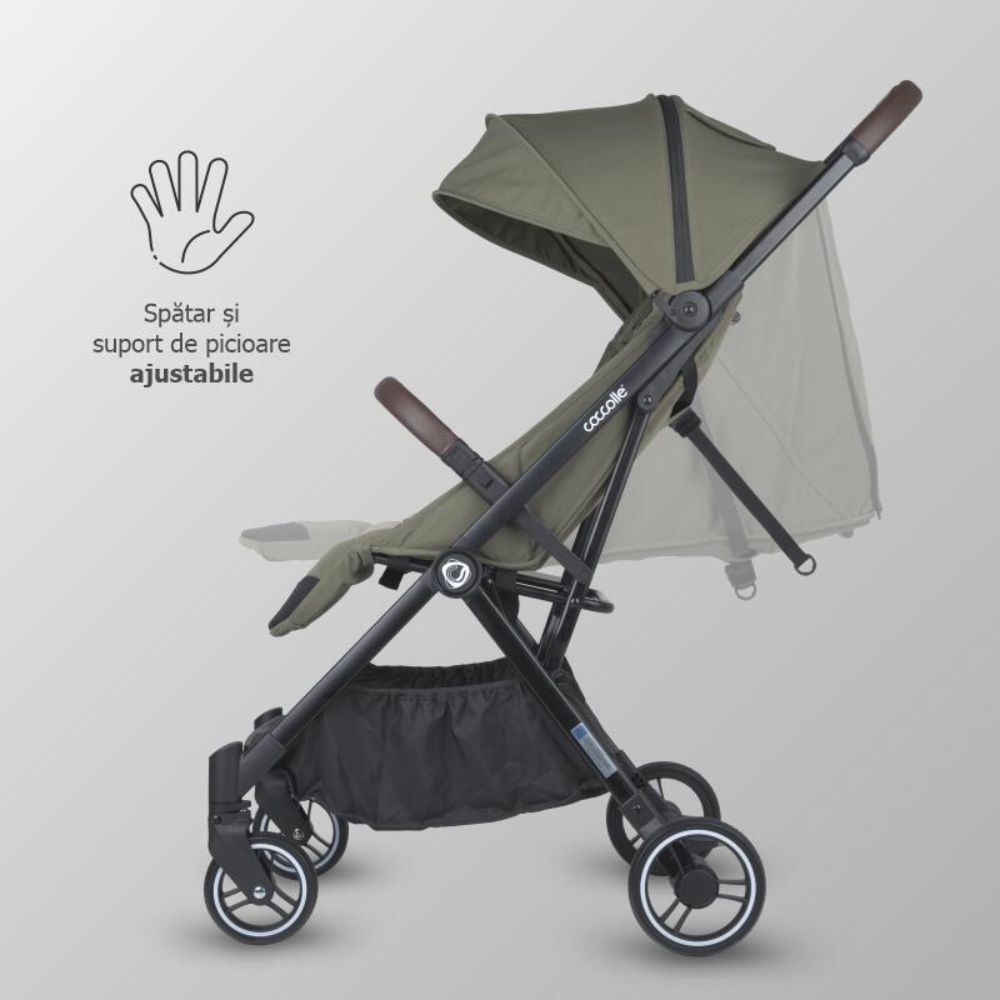 Carucior sport cu pliere automata, Coccolle Melia, Sage Shadow