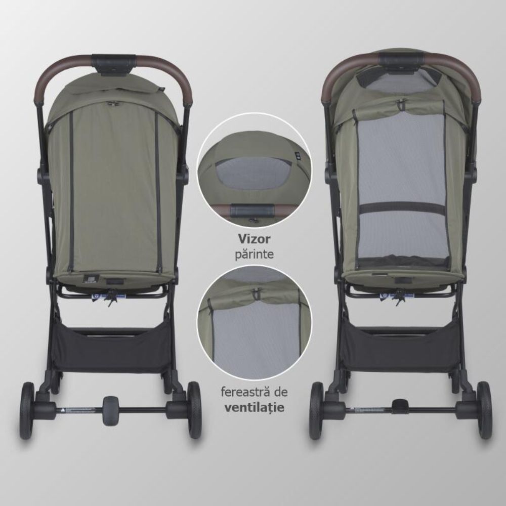Carucior sport cu pliere automata, Coccolle Melia, Sage Shadow