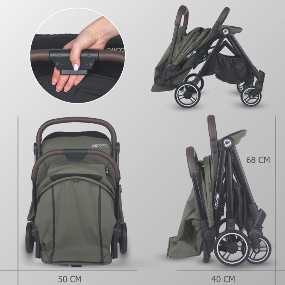 Carucior sport cu pliere automata, Coccolle Melia, Sage Shadow