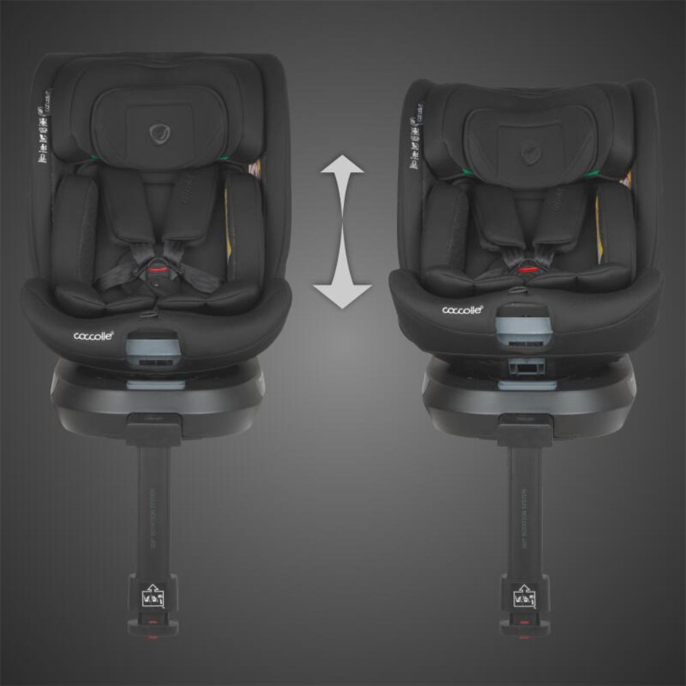 Scaun auto iSize, Coccolle Ario,  40-150 cm, Midnight Black