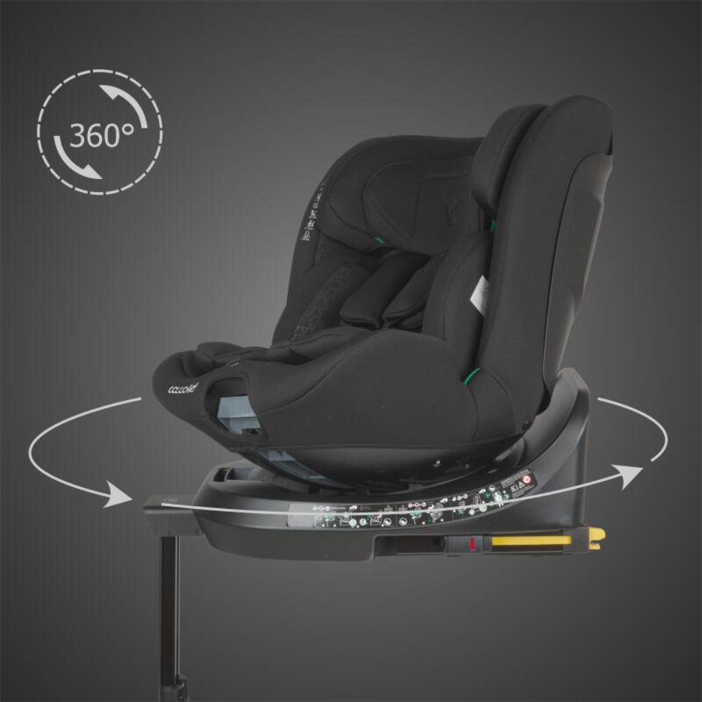 Scaun auto iSize, Coccolle Ario,  40-150 cm, Midnight Black