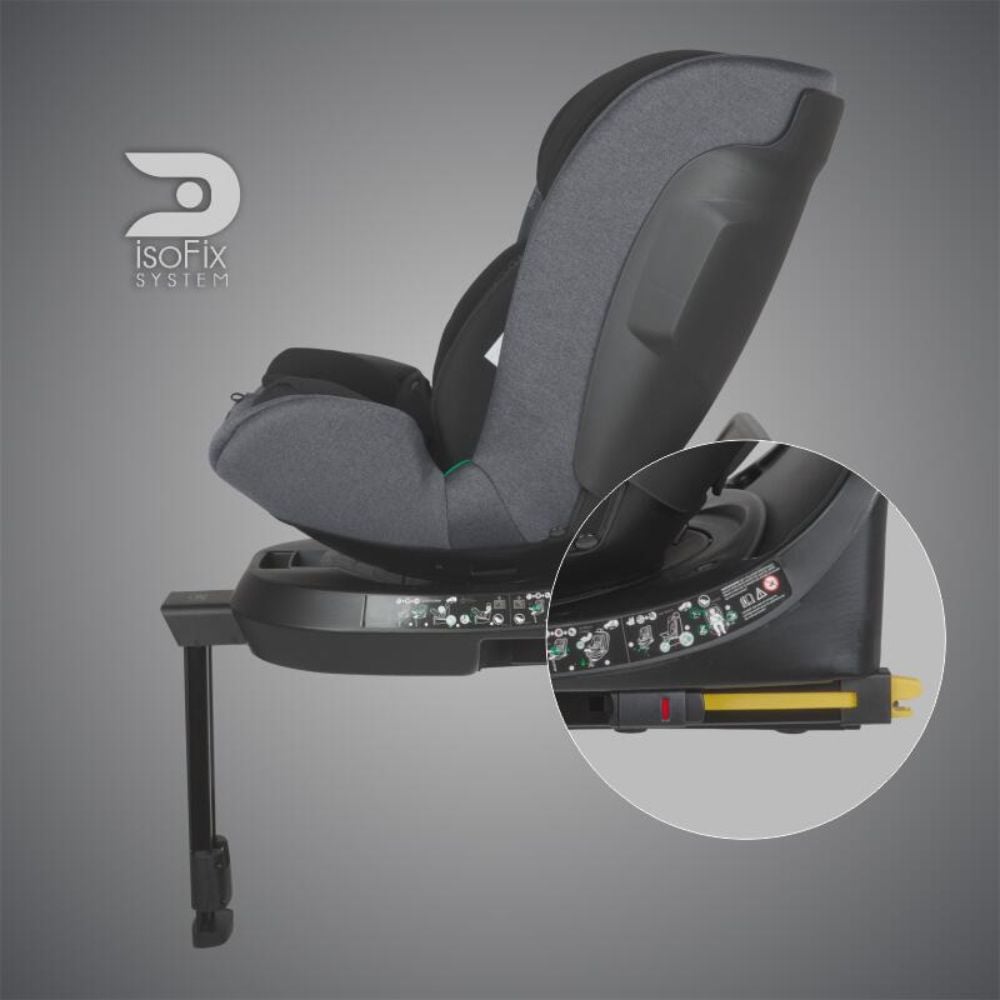 Scaun auto iSize, Coccolle Ario, 40-150 cm, Anthracite