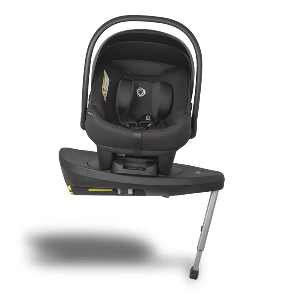 Scoica auto I-Size si baza rotativa Isofix, Coccolle Knox, Black