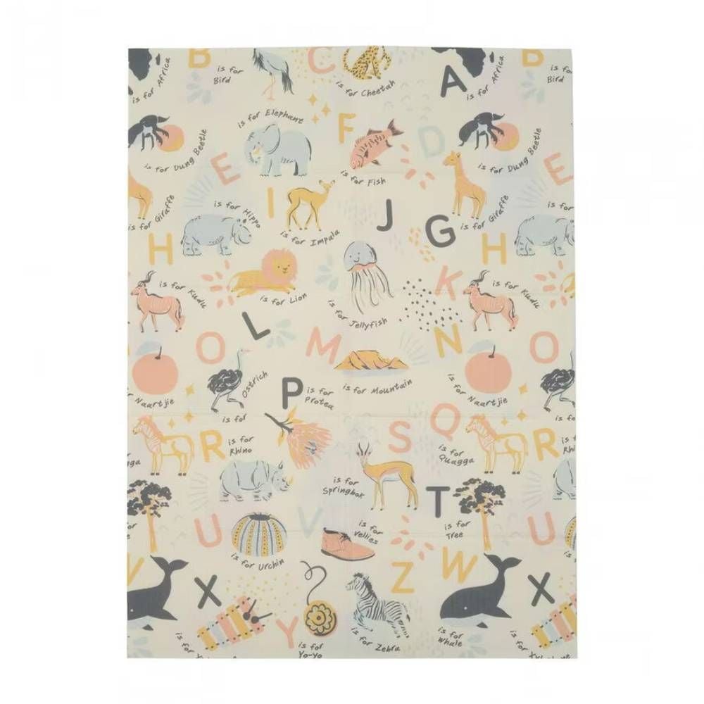 Covor joaca pliabil din spuma, U-Grow, 180 x 120 x 1 cm, Circuit