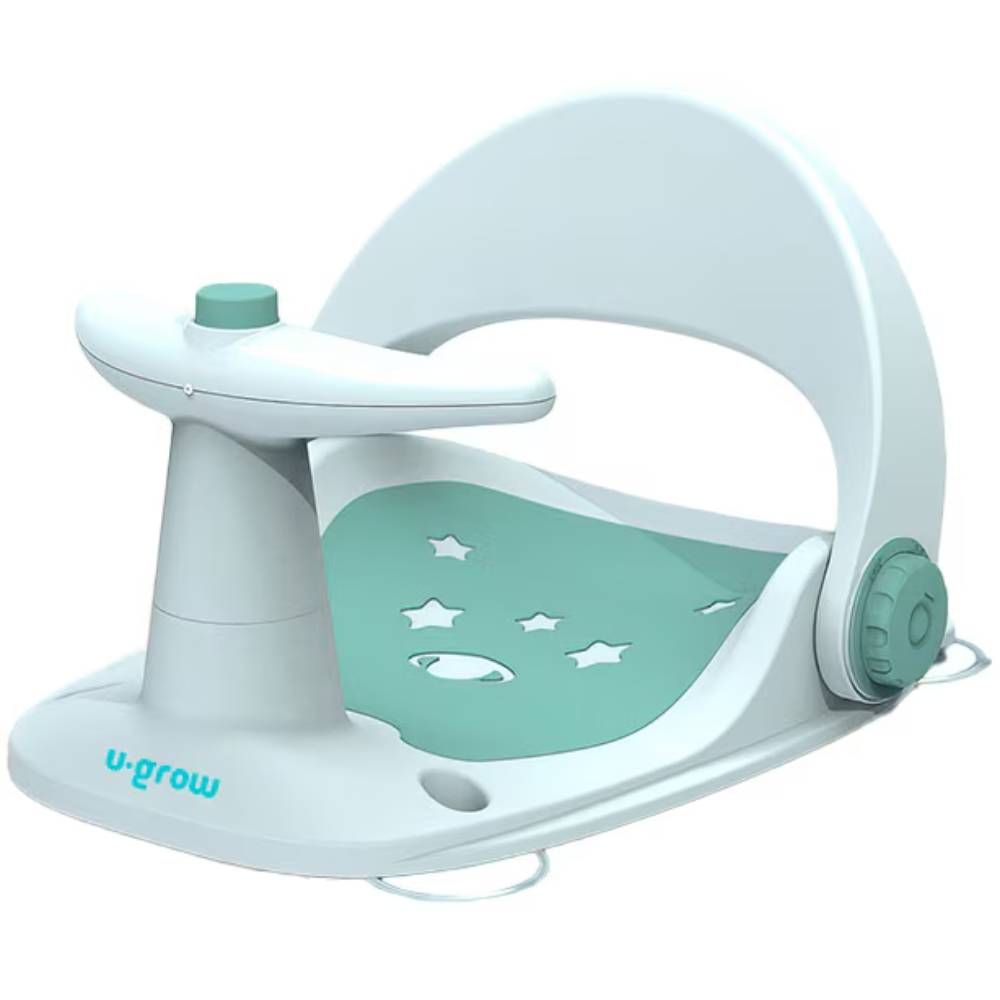 Scaun de baie pentru bebelusi, cu ghidon, U-Grow, Verde