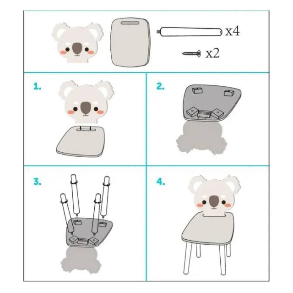 Scaun pentru copii, U-Grow, Ursulet Koala