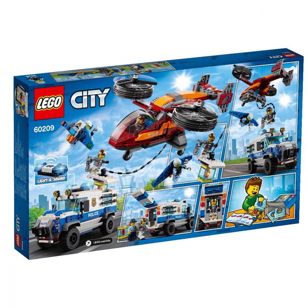 LEGO® City - Furtul diamantelor cu politia aeriana (60209)