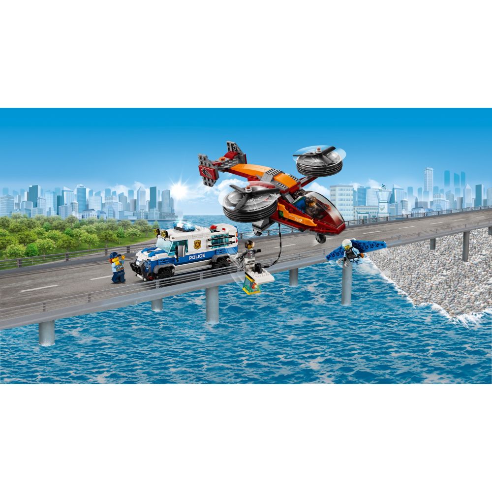 LEGO® City - Furtul diamantelor cu politia aeriana (60209)
