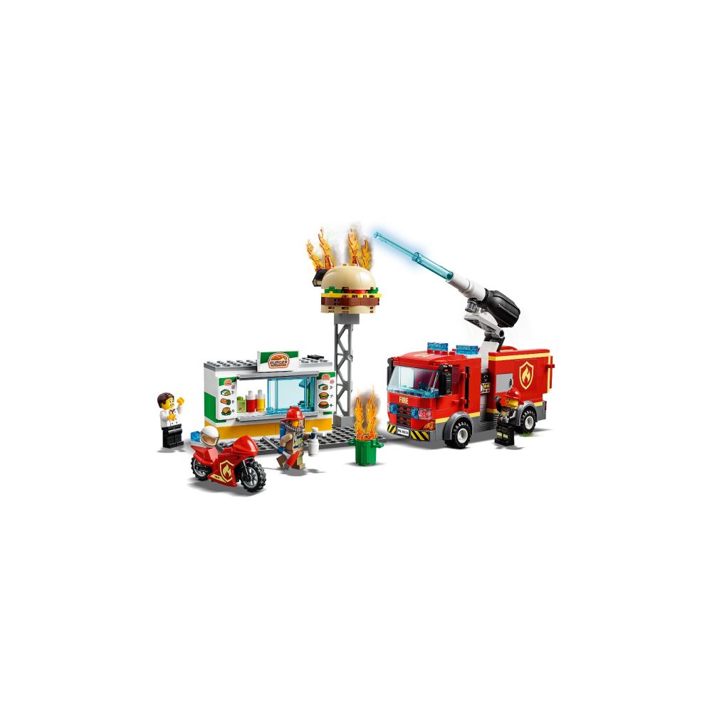 LEGO® City - Stingerea incendiului de la Burger Bar (60214)