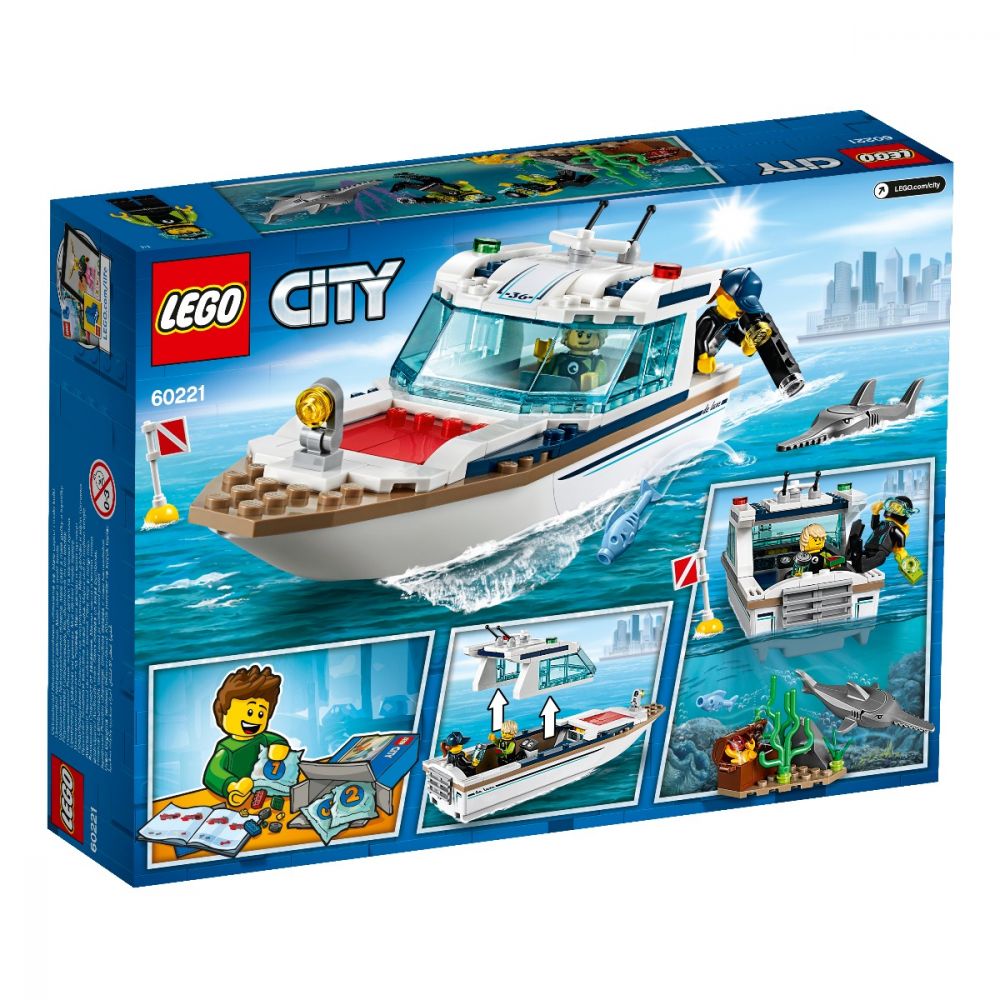 LEGO® City - Iaht pentru scufundari (60221)