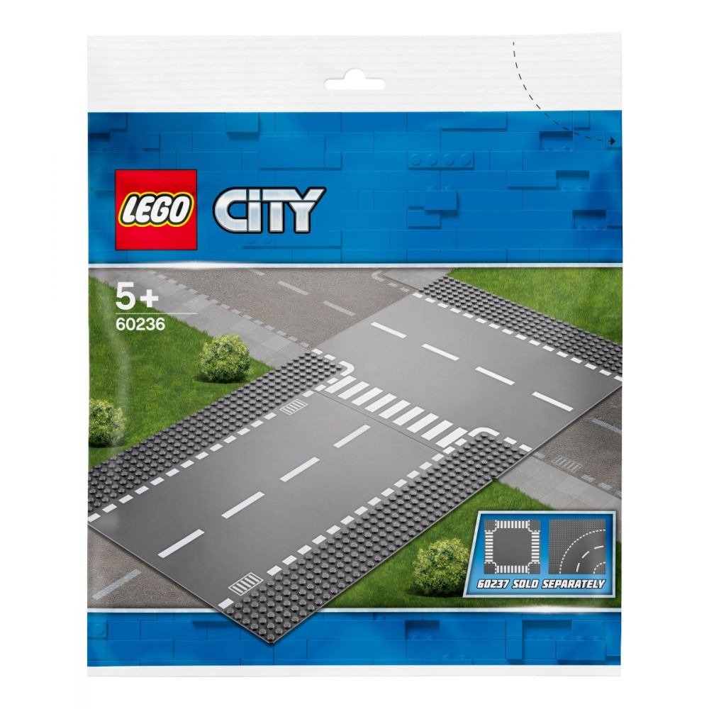 LEGO® City - Intersectie dreapta si in  "T" (60236)