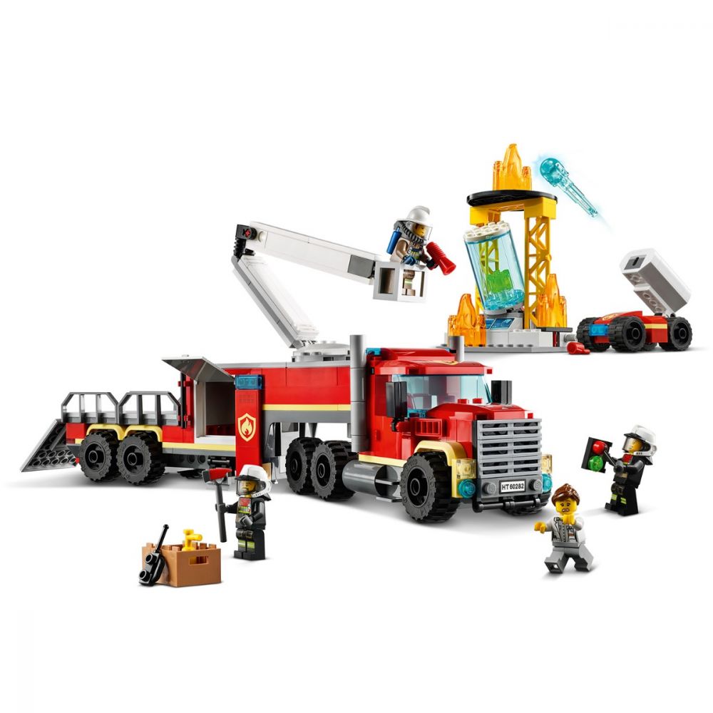 LEGO® City - Unitatea de comanda a pompierilor (60282)