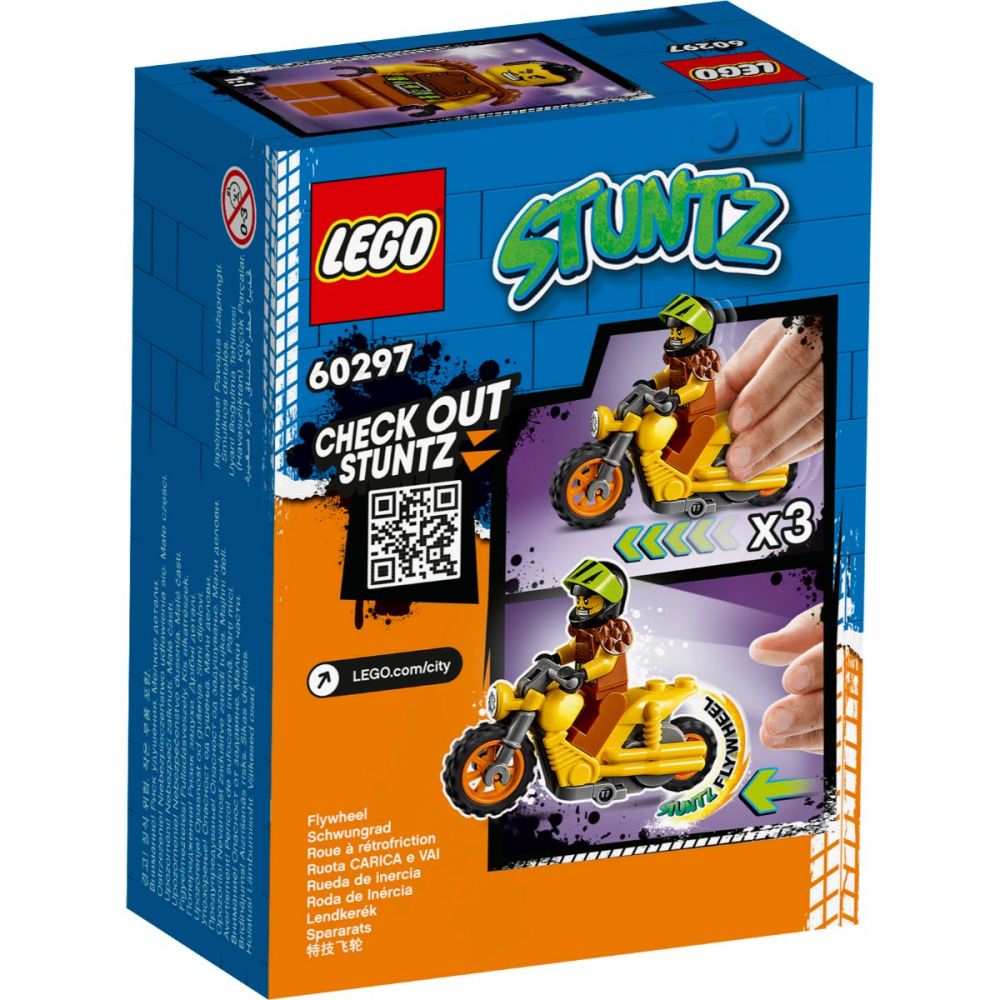 LEGO® City - Motocicleta de cascadorie pentru impact (60297)