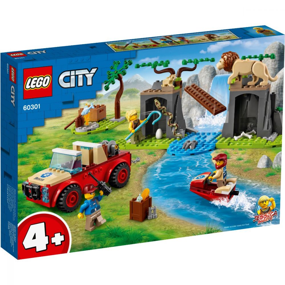 LEGO® City - Masina de teren pentru salvarea animalelor (60301)