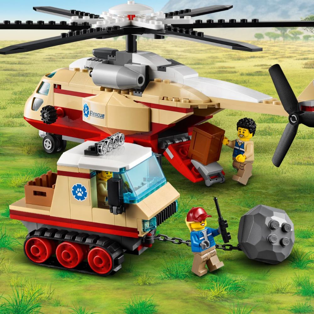 LEGO® City - Operatiune de salvare a animalelor salbatice (60302)