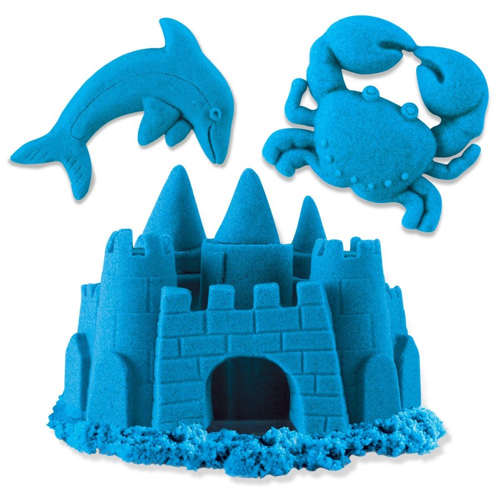Rezerva nisip colorat Kinetic Sand, albastru, 227g