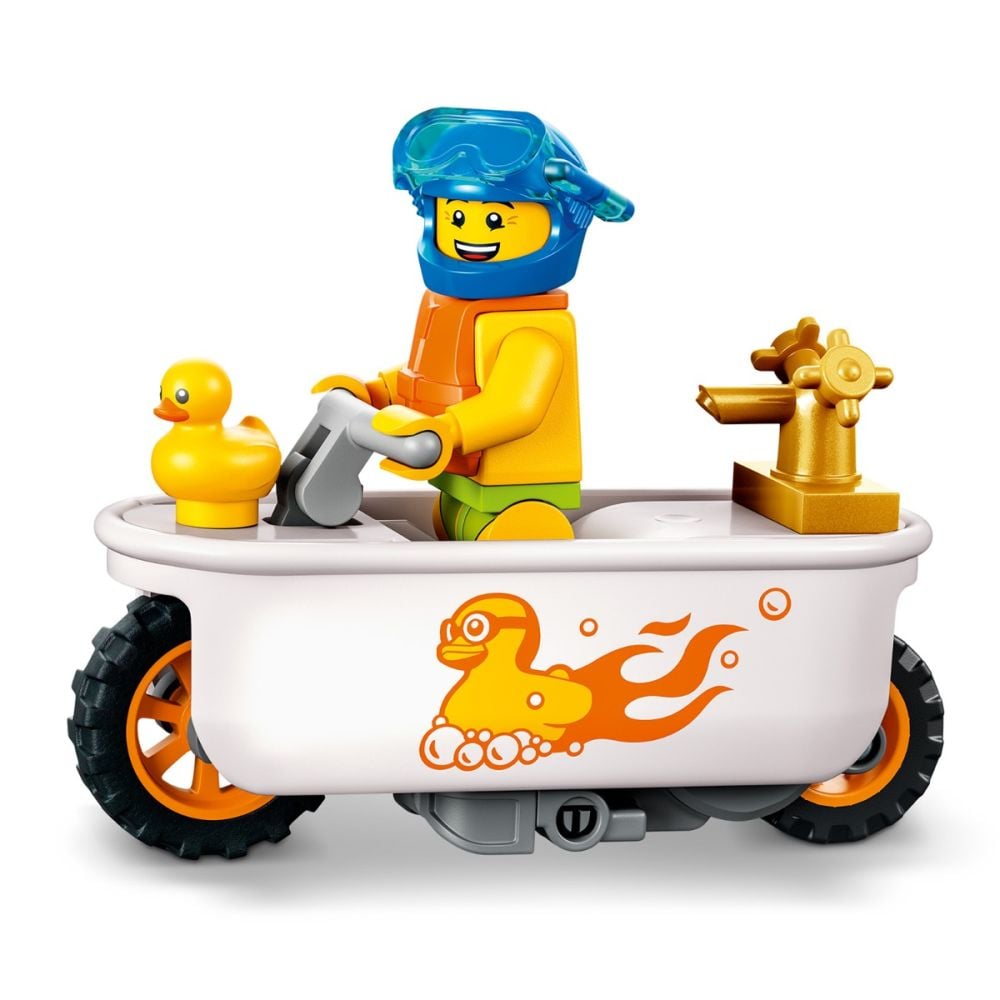 LEGO® City - Motocicleta de cascadorii cu cada (60333)