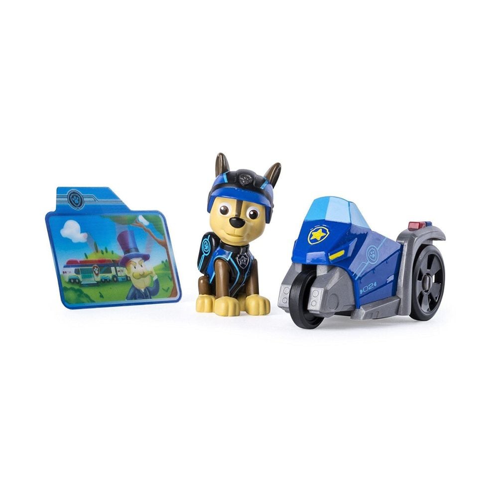 Set figurina si mini vehicul Paw Patrol, Chase (20083773)