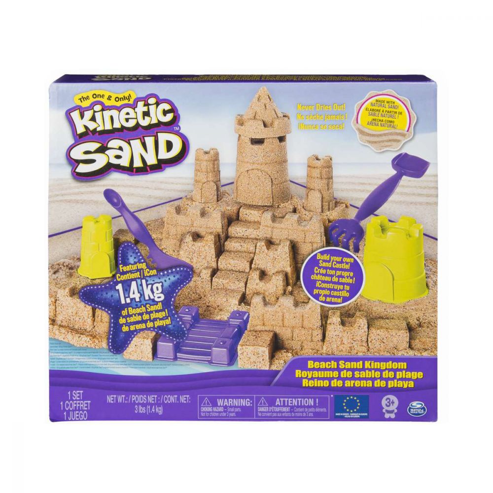 Set Kinetic sand - Castelul de nisip, 1.4 Kg