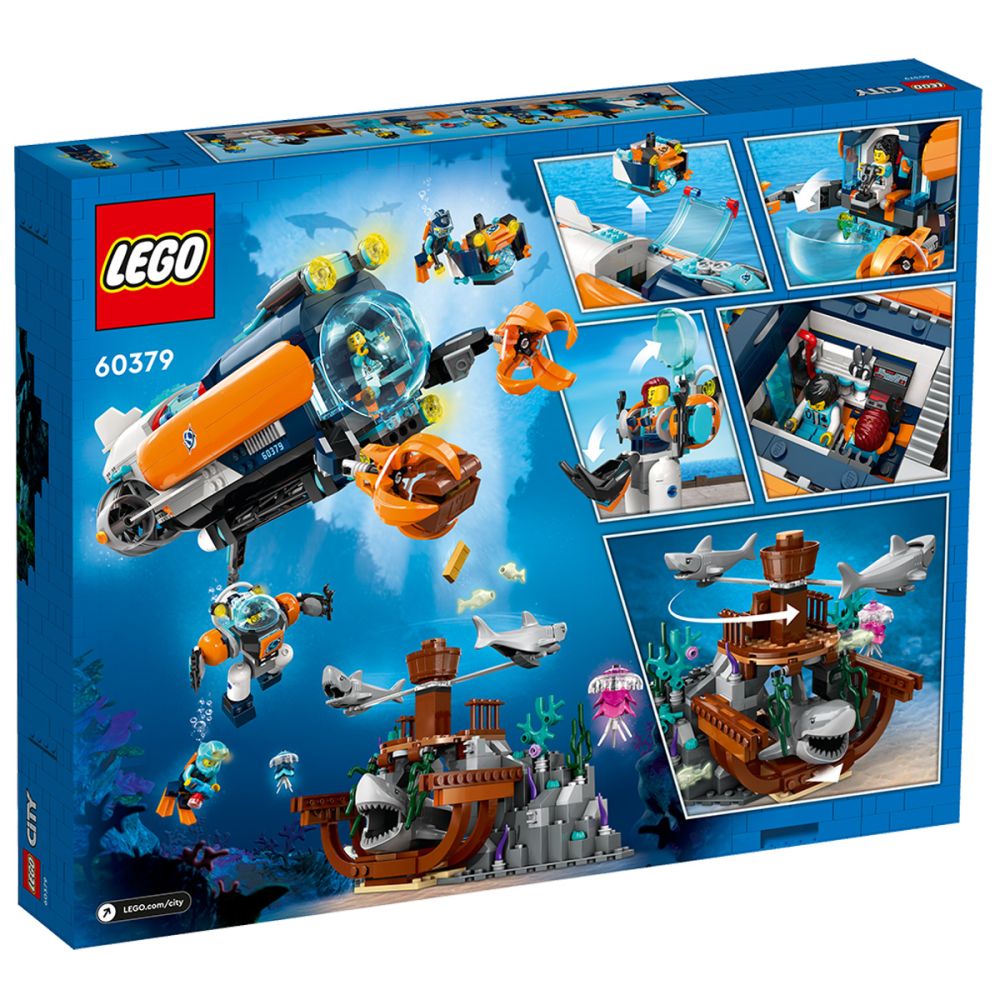 LEGO® City - Submarin de explorare la mare adancime (60379)