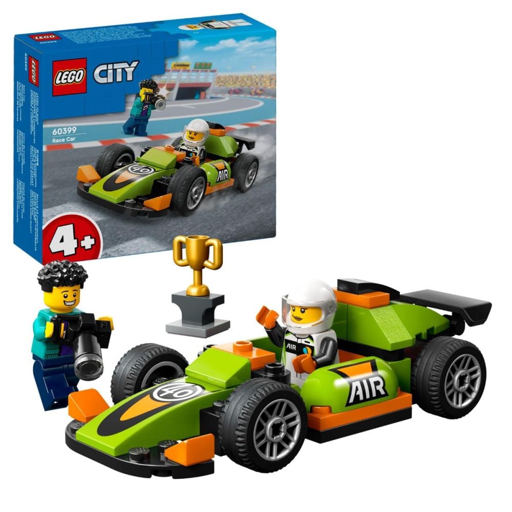 LEGO® City - Masina de curse verde (60399)