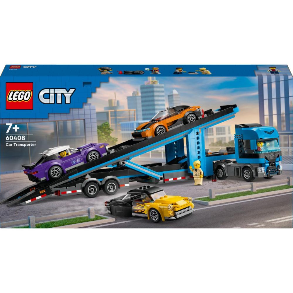 LEGO® City - Camion transportor de masini sport (60408)