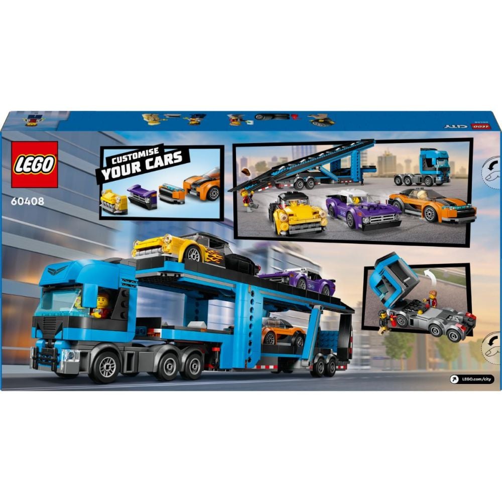 LEGO® City - Camion transportor de masini sport (60408)