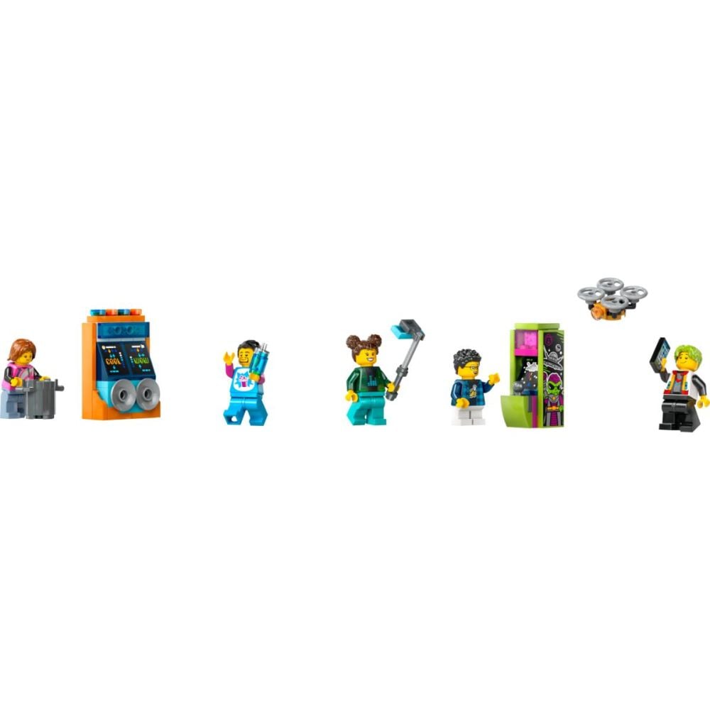 LEGO® City - Parc cu roller-coaster Lumea Robotilor (60421)