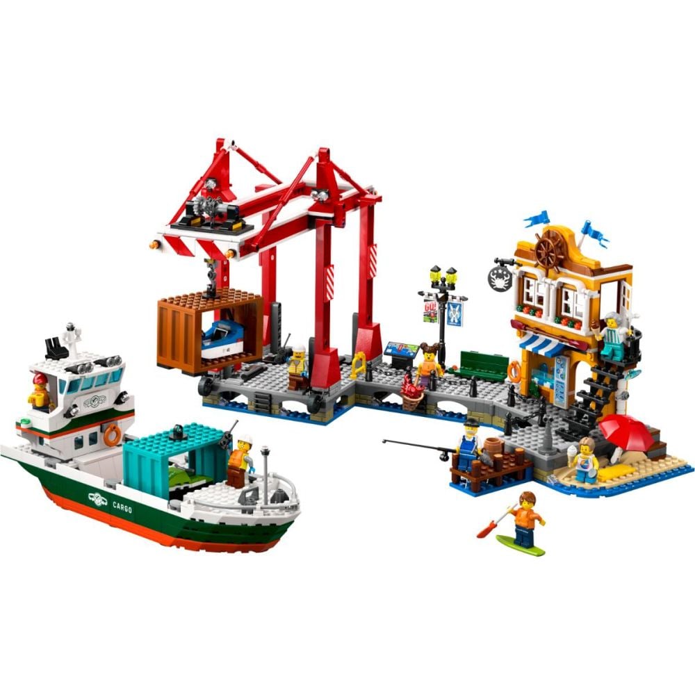LEGO® City - Port si nava de transport marfa (60422)