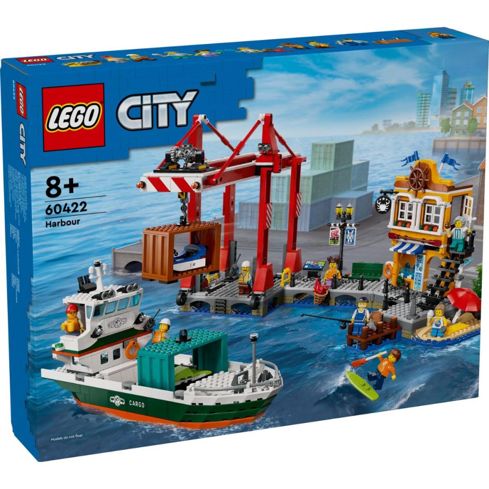 LEGO® City - Port si nava de transport marfa (60422)