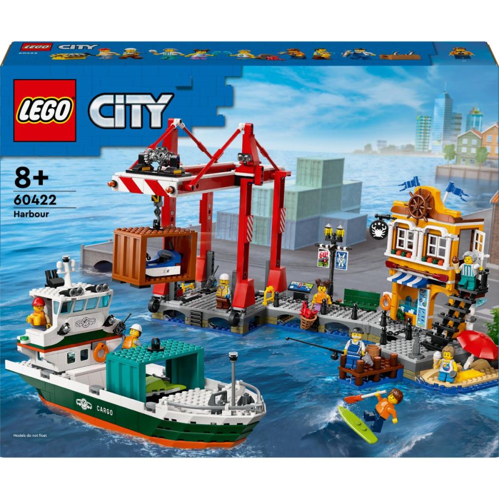 LEGO® City - Port si nava de transport marfa (60422)