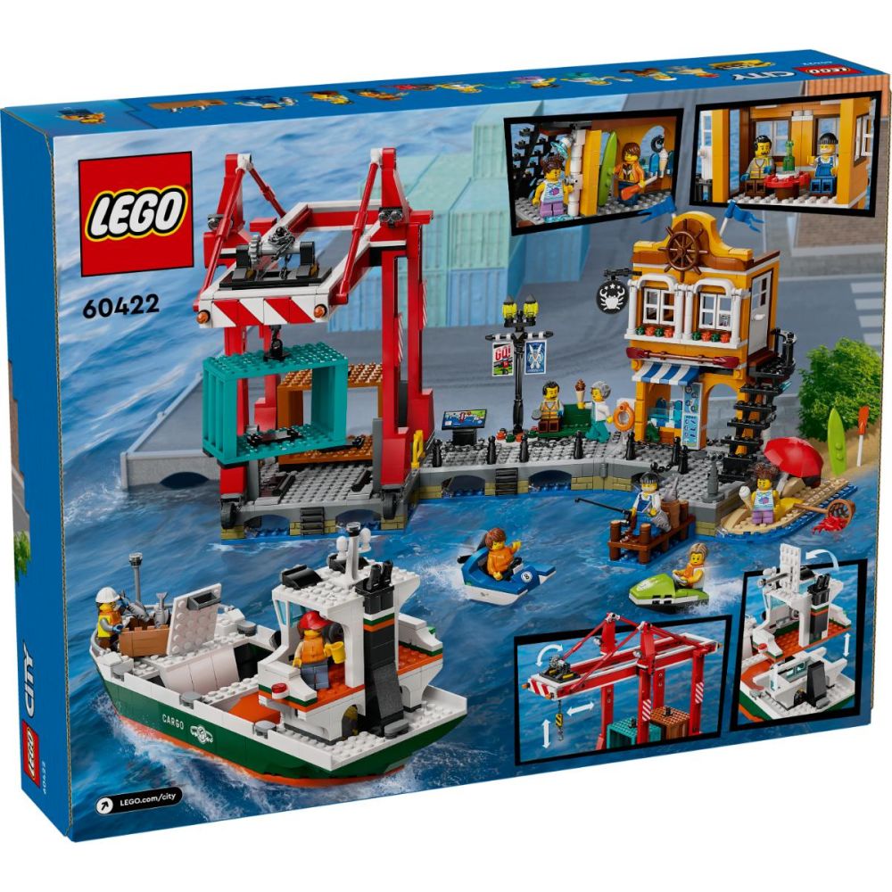 LEGO® City - Port si nava de transport marfa (60422)