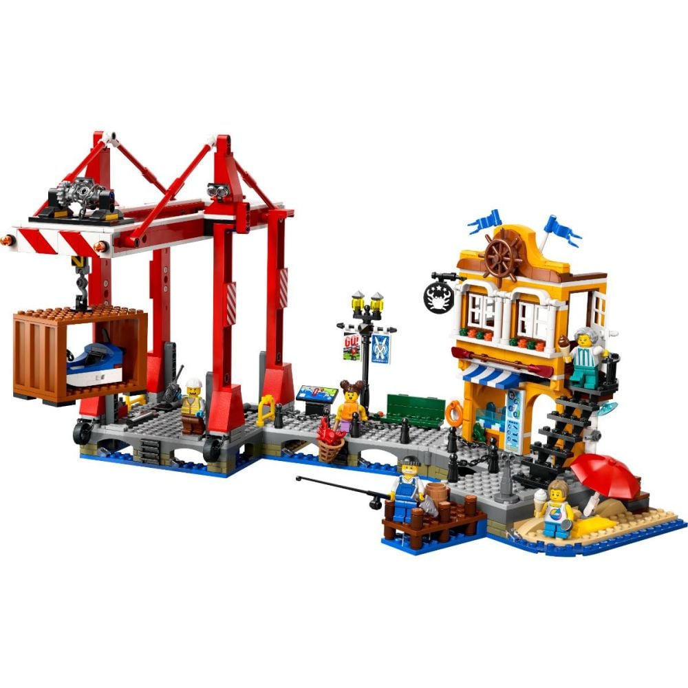 LEGO® City - Port si nava de transport marfa (60422)