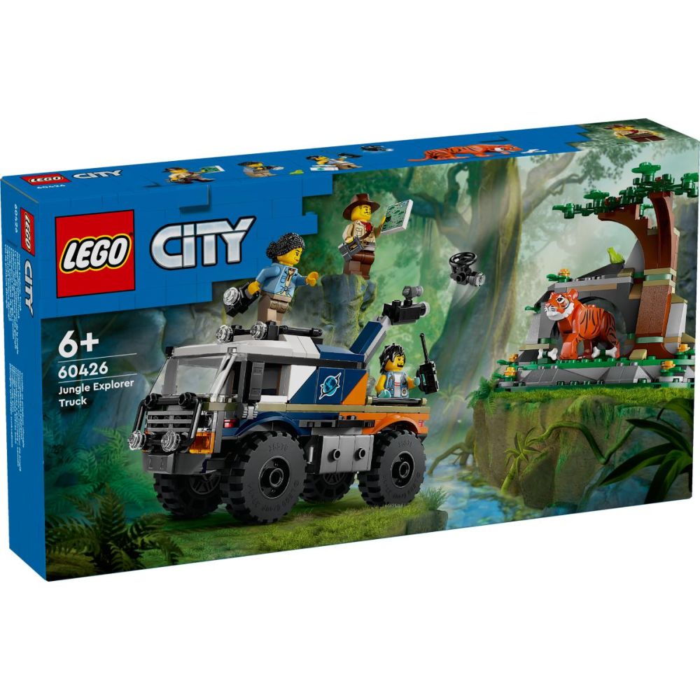 LEGO® City - Camionul off-road al unui explorator al junglei
