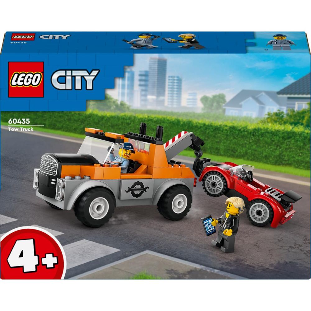 LEGO® City - Camioneta de tractare si masina sport (60435)