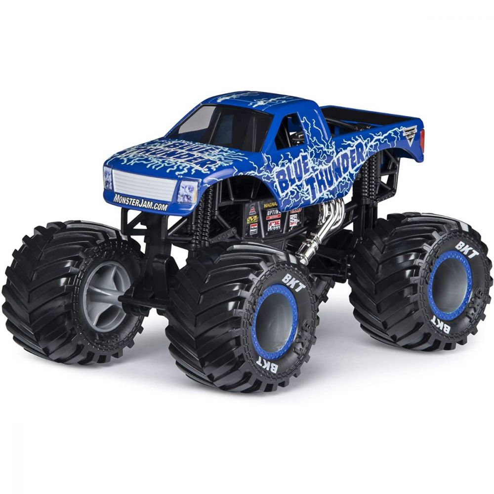 Blue thunder shop monster truck toy