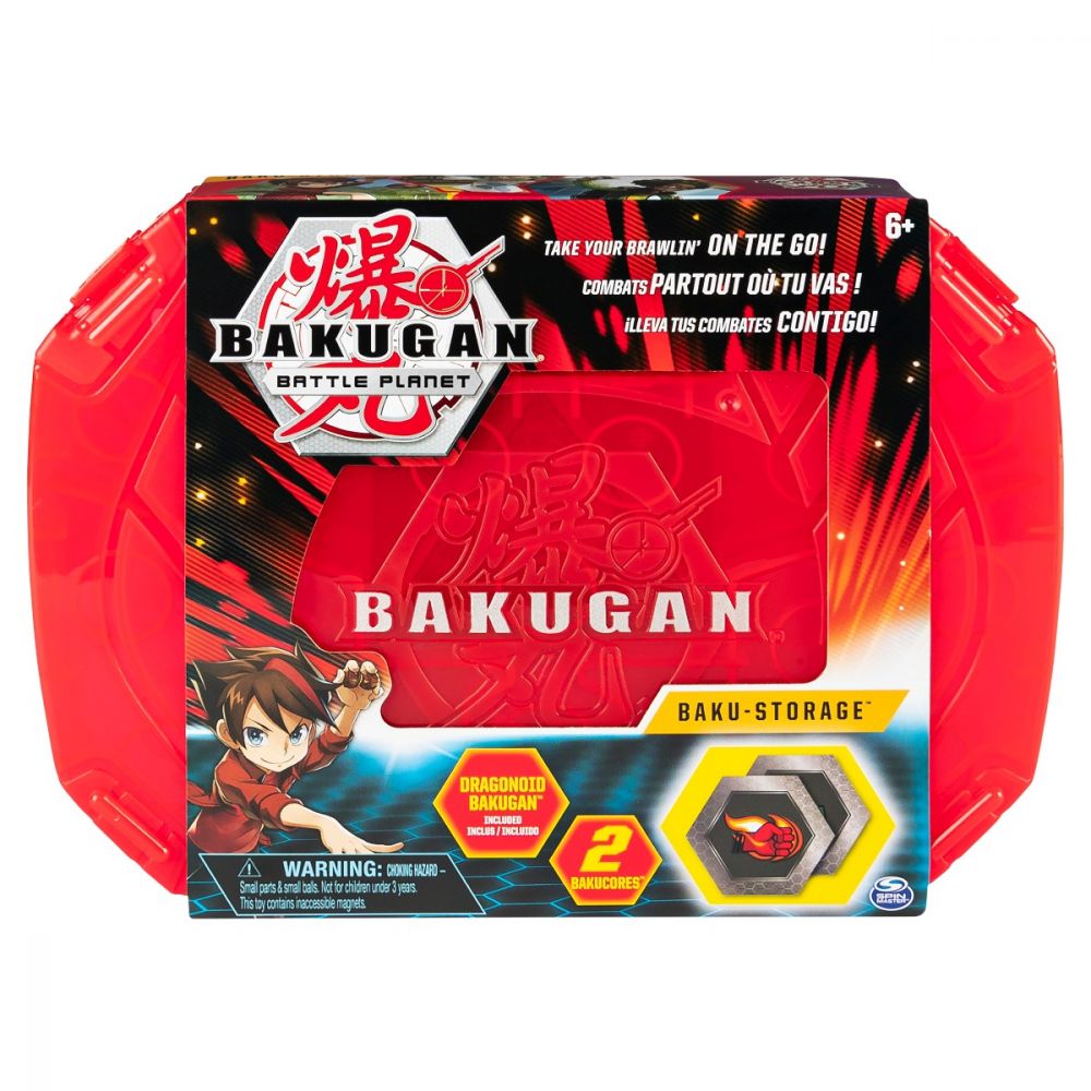 Set Baku-cutie de depozitare Bakugan Battle Planet, Red, 20115348