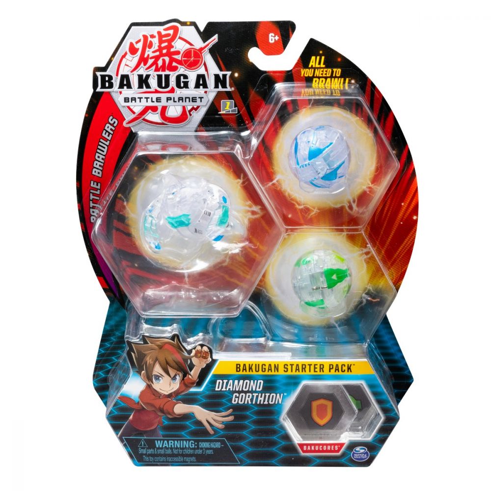 Set Bakugan Battle Planet Starter Diamond Gorthion, 20108795