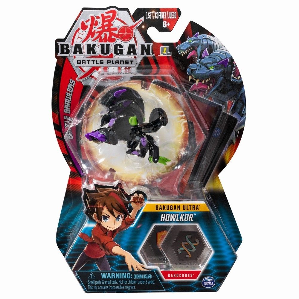 Figurina Bakugan Ultra Battle Planet, Kerboros Black, 20104036