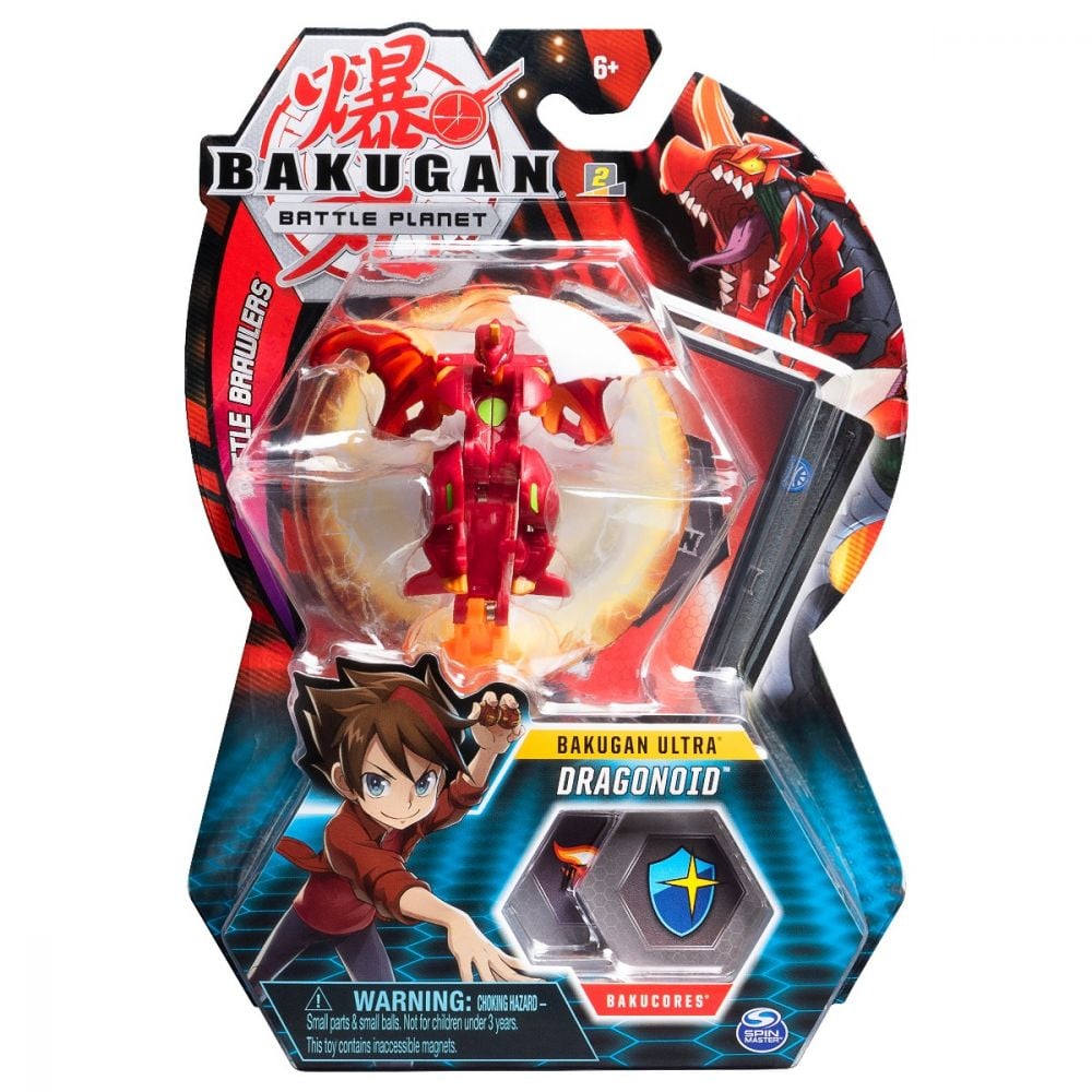 Figurina Bakugan Ultra Battle Planet, 1A Dragonoid Red, 20109016