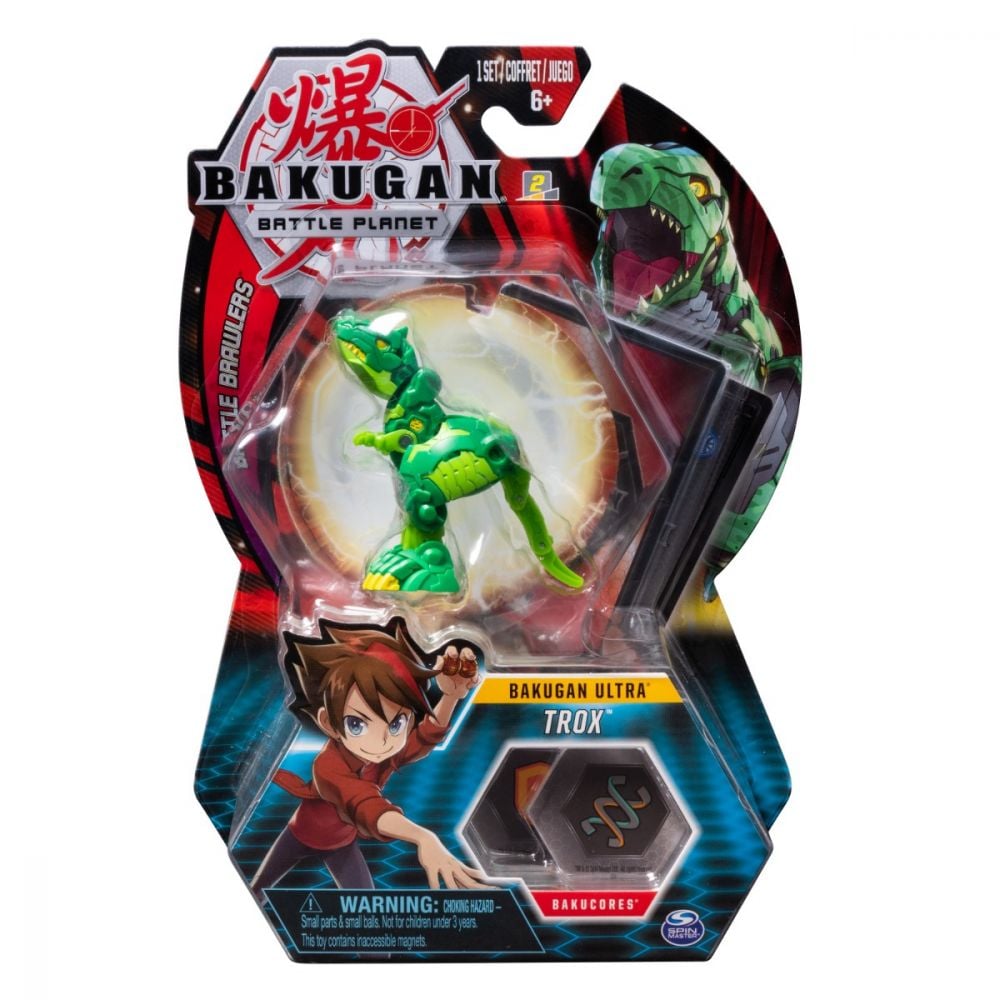 Figurina Bakugan Ultra Battle Planet, 11C T-Rex Green, 20108453