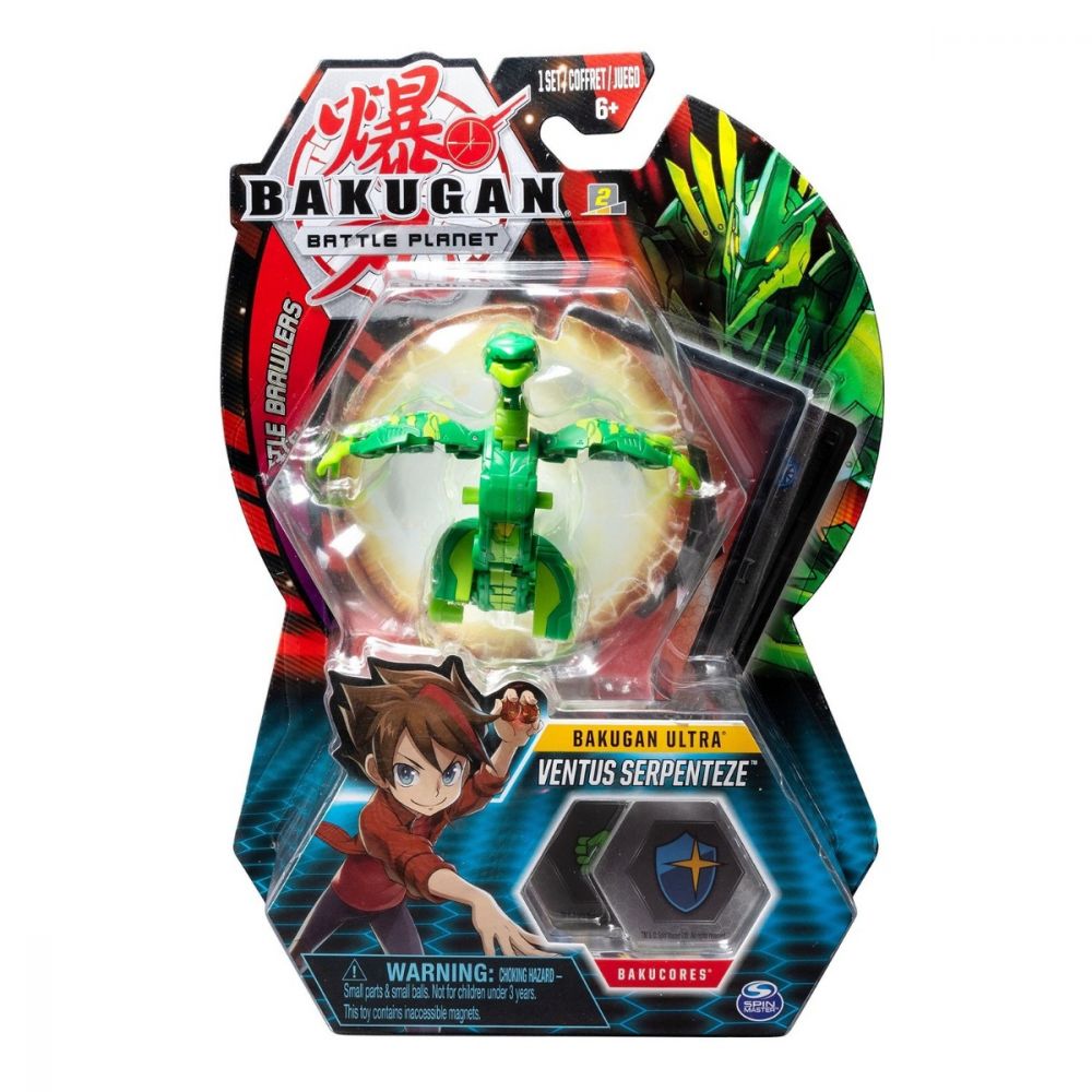 Figurina Bakugan Ultra Battle Planet, 10C Leviathan Green, 20107989