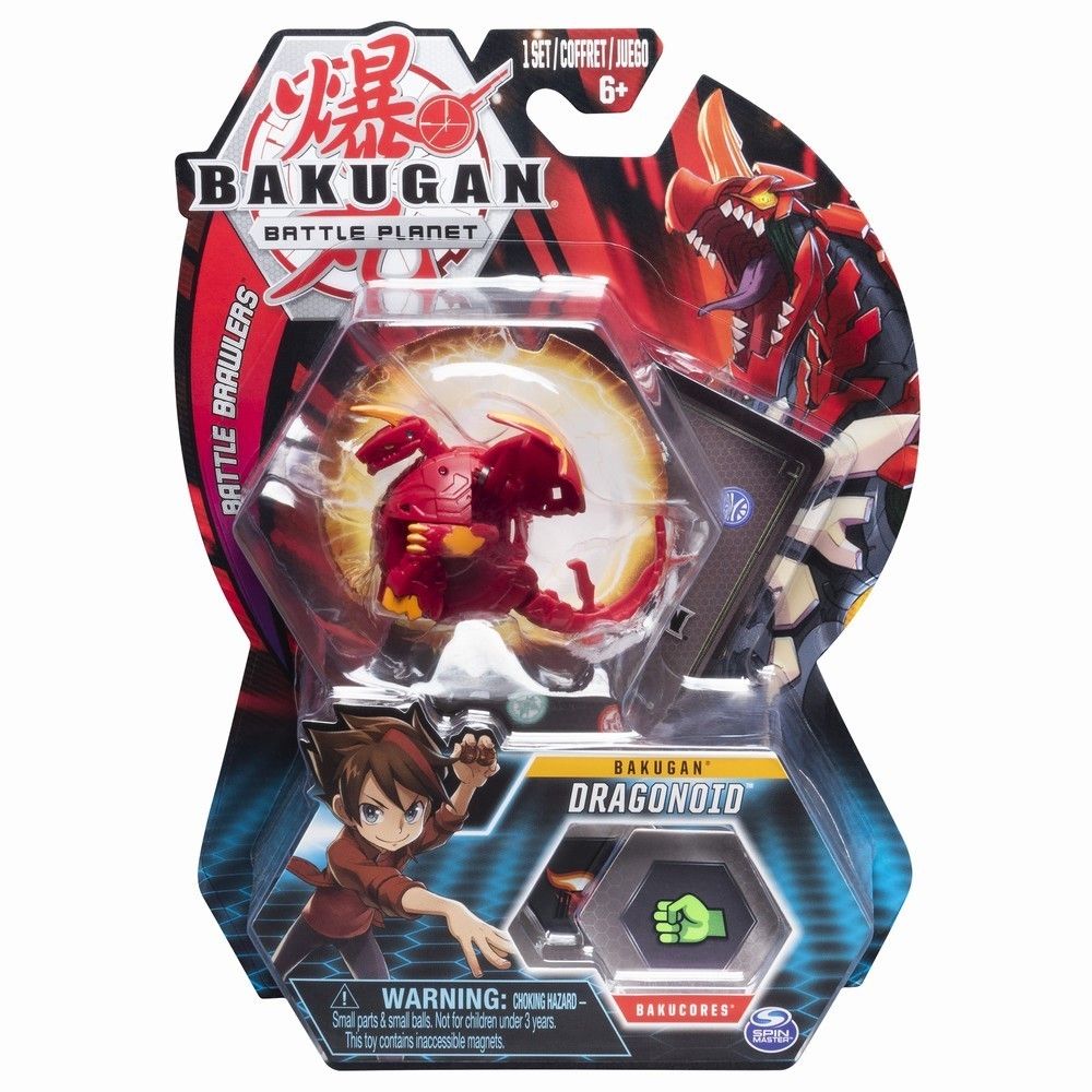 Figurina Bakugan Battle Planet, Dragonoid, Red, 20103975