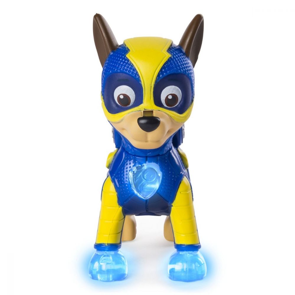 Figurina Paw Patrol Mighty Pups - Chase, (20107727)