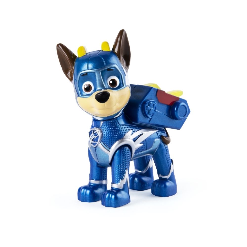 Figurina Paw Patrol Mighty Pups Super Paws, Chase 20114286