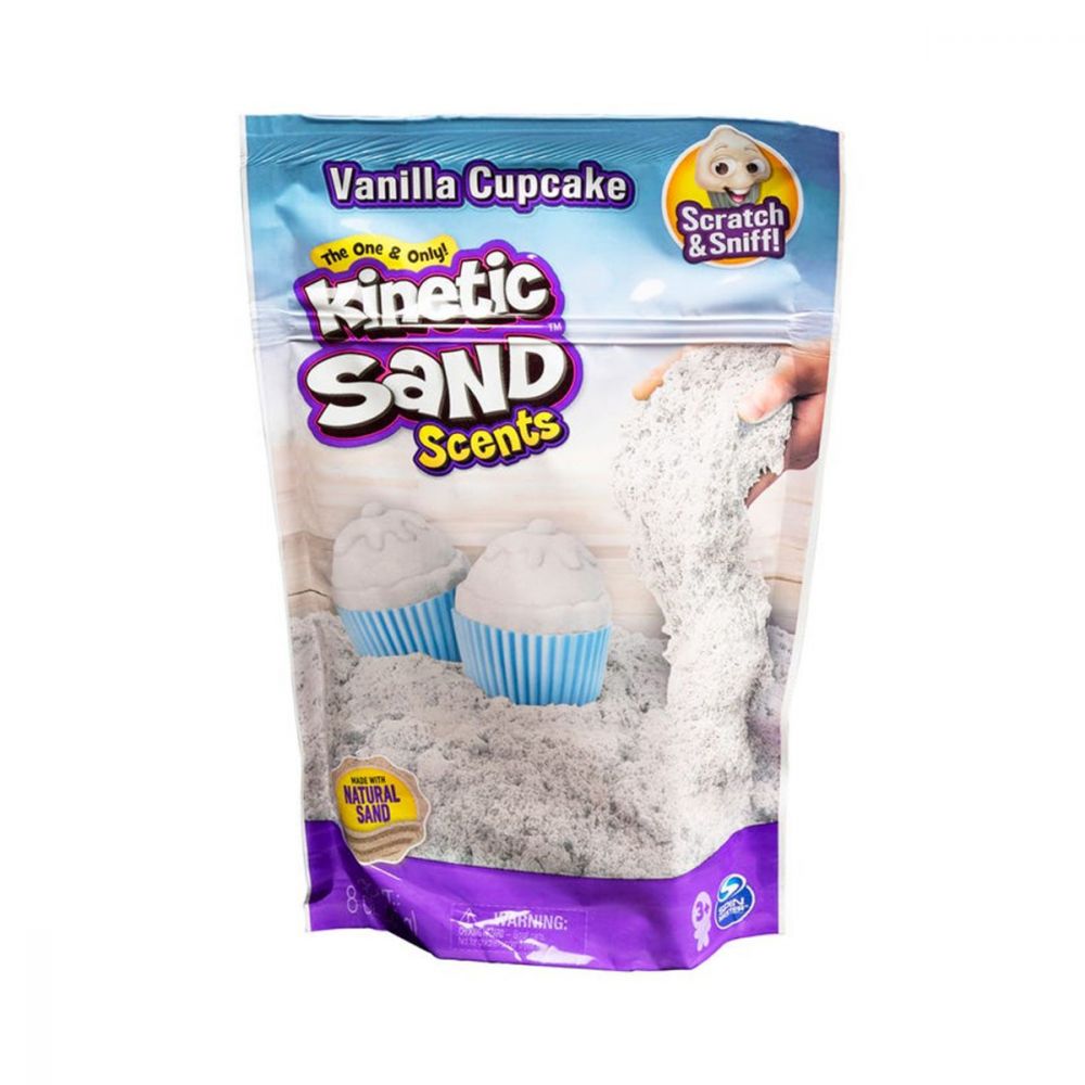 Kinetic Sand, Vanilla Cupcake, nisip parfumat, 20136090, 227 g