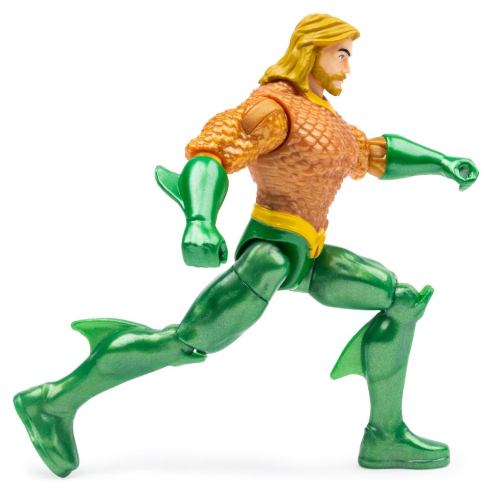 Figurina cu 2 accesorii surpriza, DC Universe, Aquaman, 10 cm, 20137129