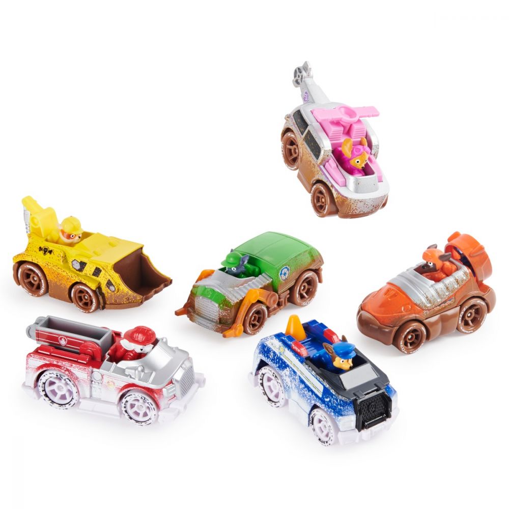 Set de figurine cu vehicule Paw Patrol Off Road Mud
