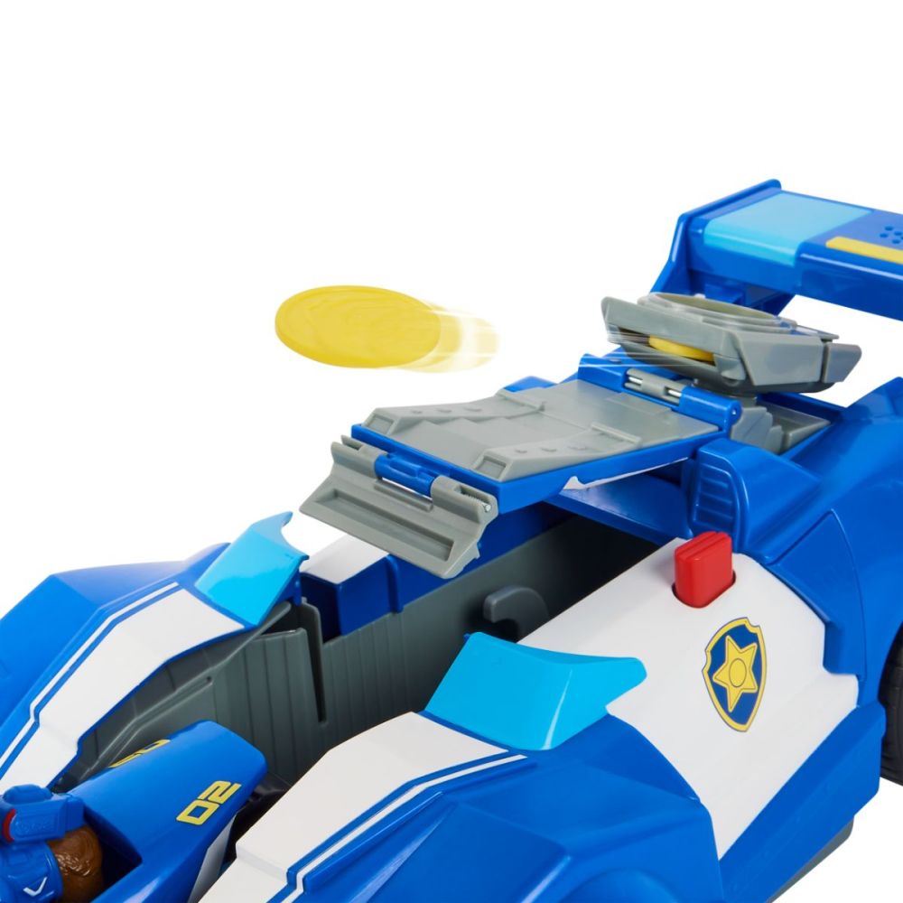 Jucarie interactiva, Paw Patrol, masina de politie cu motocicleta
